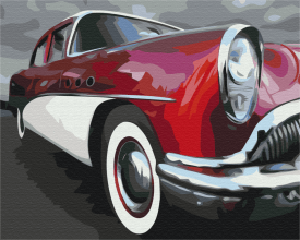 Картины по номерам Ретро швидкість 40x50 Brushme BS52686