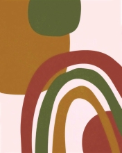 Картини за номерами Триптих Лінії стилю 2 40x50 Brushme BS52428