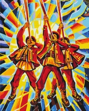 Картины по номерам Трембіти ©Олег Лобурак 40x50 Brushme BS53769
