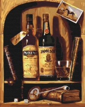 Картины по номерам Подарунковий набір 40x50 Brushme BS21446