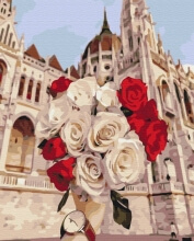 Картини за номерами Троянди у Будапешті 40x50 Brushme BS52415
