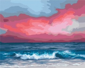 Картины по номерам Меджента © Инна Шевякова 40x50 Brushme BS54470