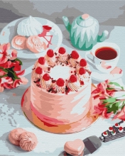 Картины по номерам Розовый десерт 40x50 Brushme BS52633