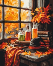 Картины по номерам Хэллоуинское настроение 40x50 Brushme BS54182