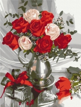 Картины по номерам Подаренные розы 30x40 Brushme RBS51914