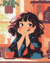 Картины по номерам Мечтательность 40x50 Brushme BS54084