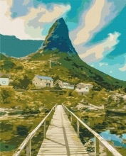 Картины по номерам Живописная Норвегия 40x50 Brushme BS52475