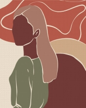 Картини за номерами Триптих пастельний арт 48x60 Brushme BS51344L