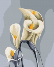 Картини за номерами Білі калли © Катерина Савич 40x50 Brushme BS54456