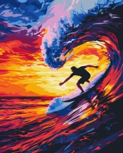 Картини за номерами Тримайте хвилю 40x50 Brushme BS54107