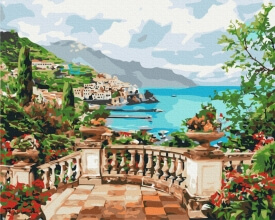 Картины по номерам Вид на море 48x60 Brushme BS53740L