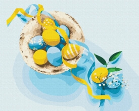 Картины по номерам Украинская Пасха 48x60 Brushme BS53104L