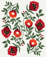 Картины по номерам Сад в расцвете ©ptaha.in.ua 40x50 Brushme BS54364