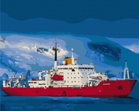 Картины по номерам Красавица «Ноосфера» в Антарктике © Сергей Глотов 40x50 Brushme BS54262