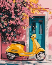 Картини за номерами Прогулянка у стилі ретро 40x50 Brushme BS54315