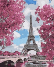Картины по номерам Магнолии в Париже 48x60 Brushme BS29271L