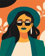 Картини за номерами Триптих Весняний стиль 2 48x60 Brushme BS52435L