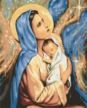 Картины по номерам Мария и Иисус 48x60 Brushme BS24165L
