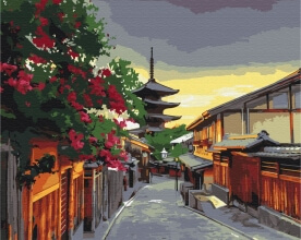 Картины по номерам Вечер в Киото 40x50 Brushme BS51546