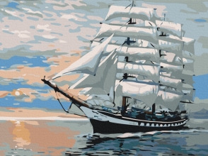 Картини за номерами Вітер у вітрилах 30x40 Brushme RBS52208