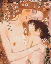 Картины по номерам Мама и младенец. Густав Климт 40x50 Brushme BS52248