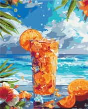 Картины по номерам Освежающий коктейль 40x50 Brushme BS54092
