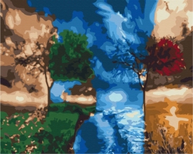 Картины по номерам Времена года 40x50 Brushme BS26007