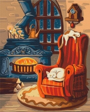 Картины по номерам Затишна зима © Olena Lazarenko 48x60 Brushme BS53407L