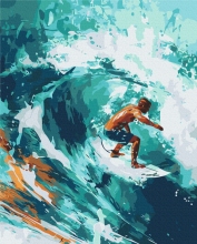 Картини за номерами Серфер душі 40x50 Brushme BS54101