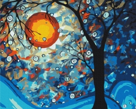 Картини за номерами Художній космос 48x60 Brushme BS52174L