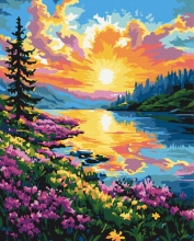 Картини за номерами Весняні фарби 40x50 Brushme BS54233