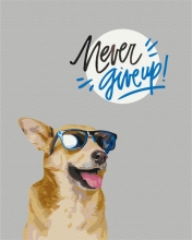 Картины по номерам Никогда не сдавайся! 48x60 Brushme BS52552L