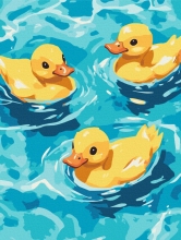 Картины по номерам Утята 30x40 Brushme KBS0178