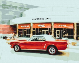 Картины по номерам Ретро на вулицях міста 40x50 Brushme BS52497