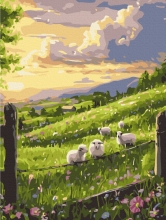 Картины по номерам Весенняя лужайка 30x40 Brushme RBS54293