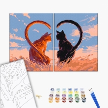 Картины по номерам Моя половинка 30x40 Brushme RBS10323Q