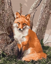 Картини за номерами Лісова лисичка 40x50 Brushme BS52398