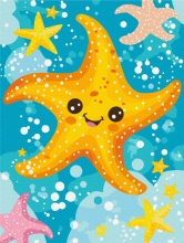 Картины по номерам Морская звезда 30x40 Brushme KBS0157