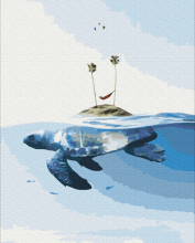 Картини за номерами Черепаший острів 40x50 Brushme BS38162