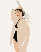 Картины по номерам Розквіт розслабленості 48x60 Brushme BS53681L