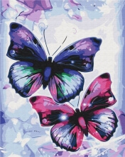 Картины по номерам Блестящие бабочки 40x50 Brushme BS51407