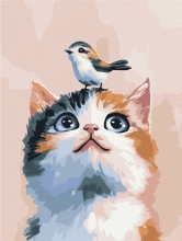 Картины по номерам Маленькие друзья 30x40 Brushme KBS0196