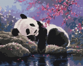 Картины по номерам Сладкий сон панды 48x60 Brushme BS25108L