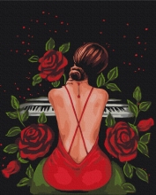 Картины по номерам Мелодия сердца © Alla Berezovska 40x50 Brushme BS54157