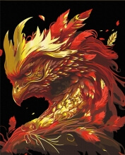 Картины по номерам Золотой феникс 40x50 Brushme BSB0014