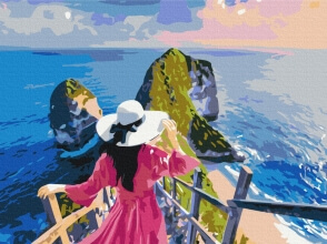 Картини за номерами Леді на островах 30x40 Brushme RBS51548