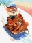 Картина по номерам Развлечения тигра София Никулина 30 х 40 см Идейка КН04244
